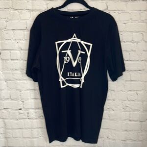 Versace Italia Men’s Black Short Sleeve Tshirt, size Medium